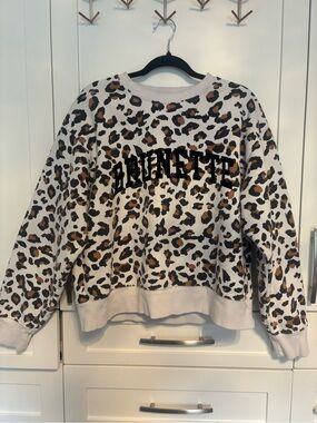 BRUNETTE The Label Crewneck Sweater m/l oversized